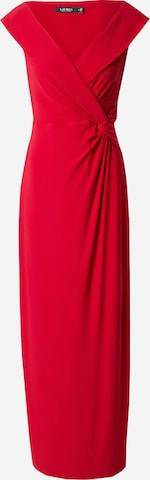 Lauren Ralph Lauren Evening Dress 'LEONIDAS' in Red: front