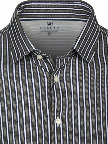 DESOTO Slim fit Button Up Shirt in Green