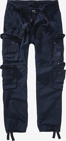 Pantalon cargo Brandit en bleu : devant