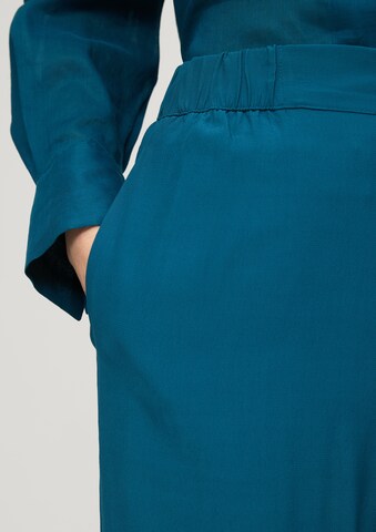 s.Oliver BLACK LABEL Wide leg Pants in Blue