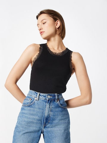 A-VIEW Top 'Florine' in Black: front