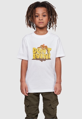 T-Shirt 'Tom And Jerry - Don't Even' ABSOLUTE CULT en blanc : devant
