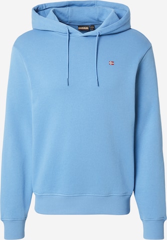 NAPAPIJRI Суичър 'BALIS' в синьо: отпред