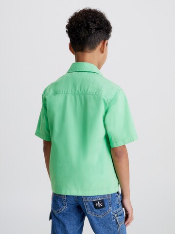 Coupe regular Chemise Calvin Klein Jeans en vert