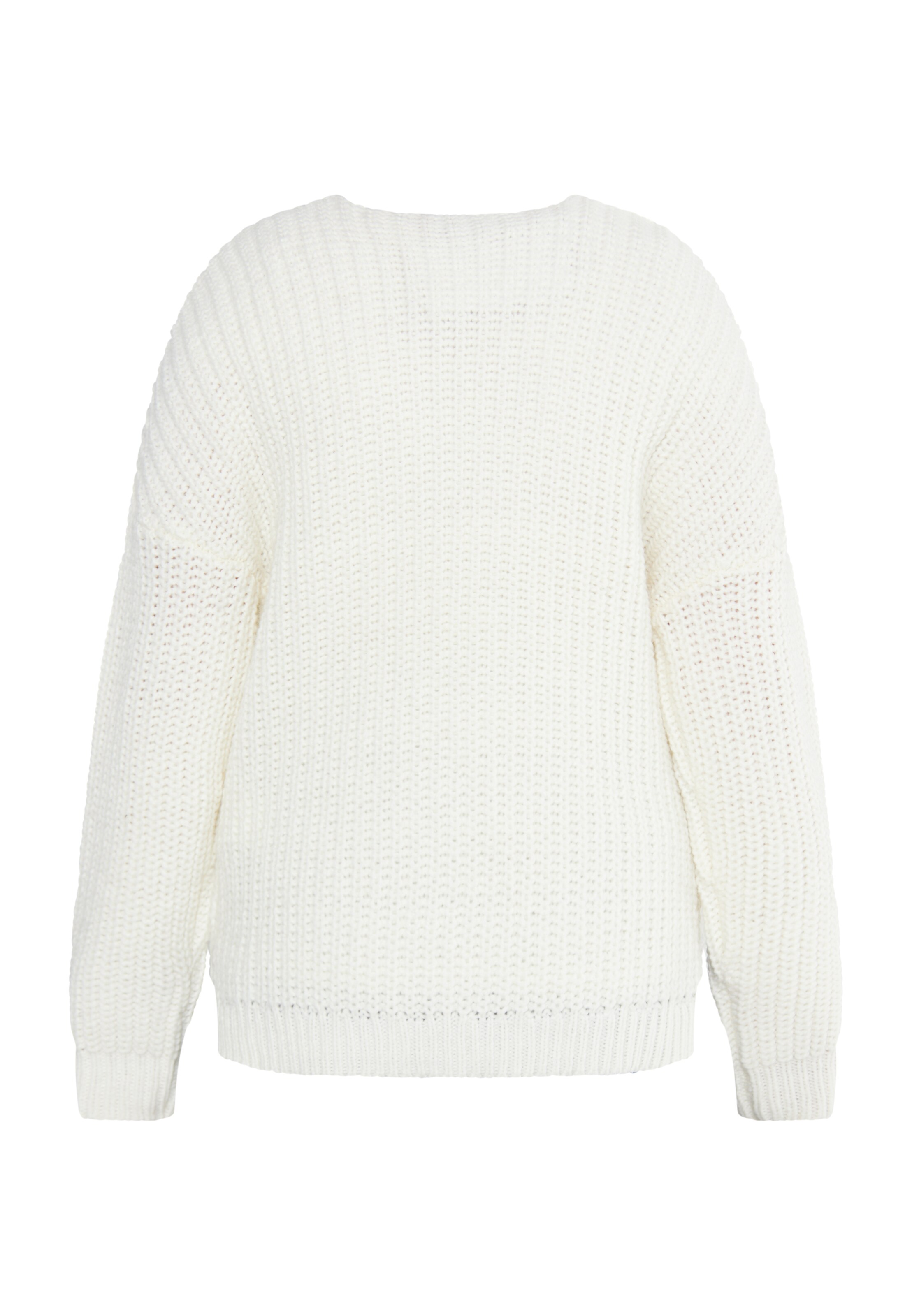 usha WHITE LABEL Pulóver 'Teylon' - fehér