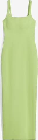 Bershka Sukienka w kolorze zielony: przód