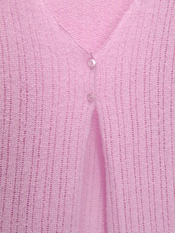 Pull&Bear Knit cardigan in Pink