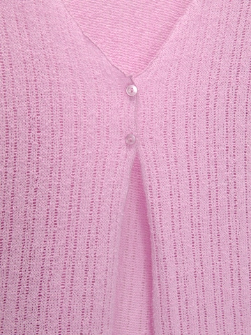 Pull&Bear Kardigan w kolorze różowy