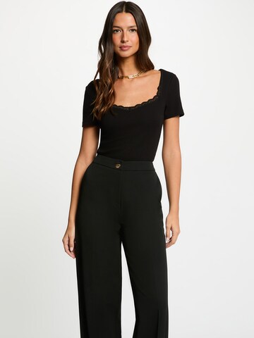 Maglietta '261-DAMOUR' di Morgan in nero: frontale