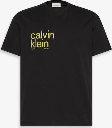Calvin Klein Jeans Shirt in Zwart: voorkant
