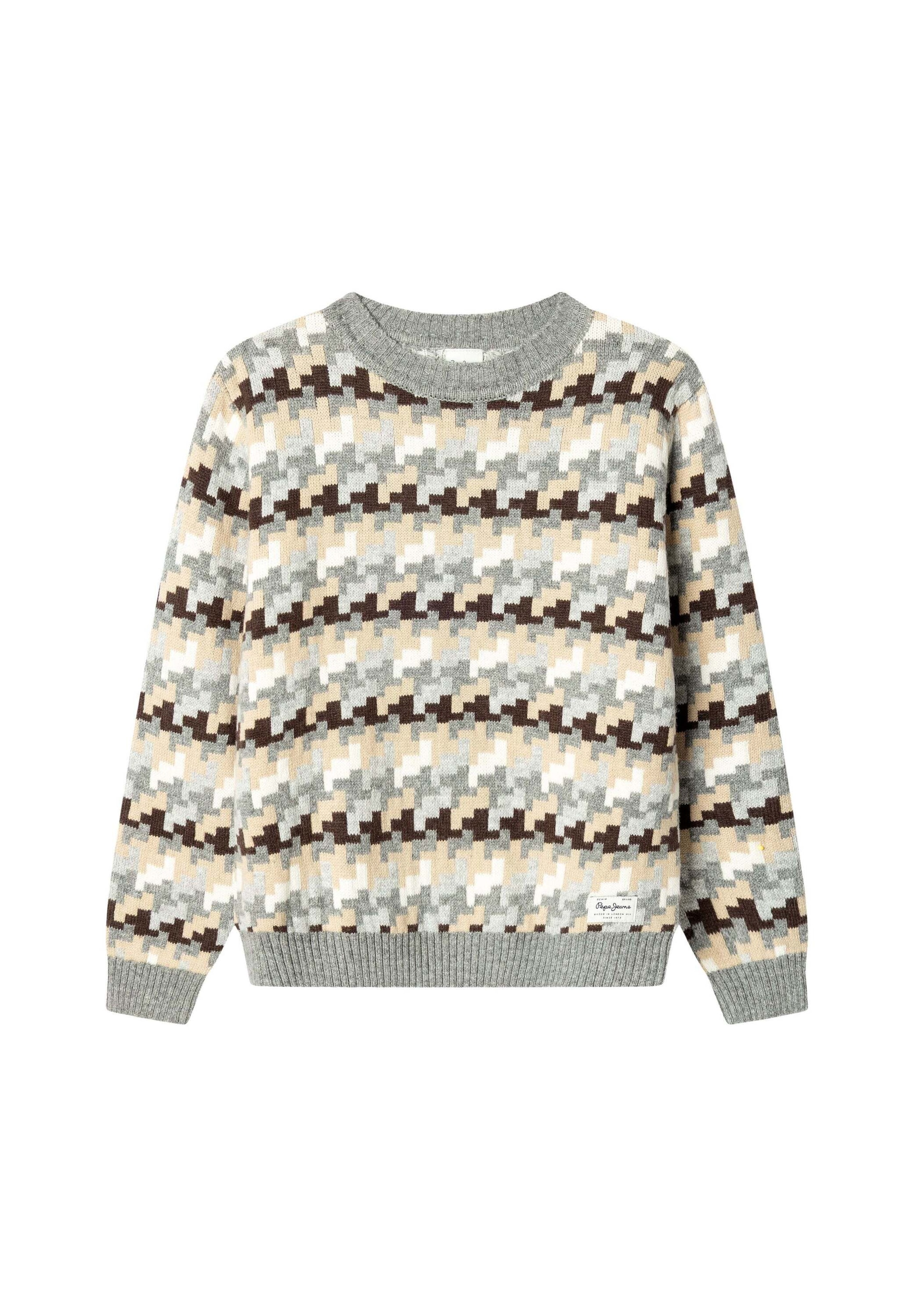 Pullover 'CLAY' di Pepe Jeans in grigio: frontale