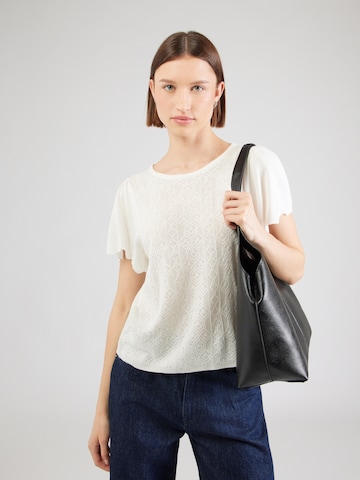 Hailys Sweater 'Fi44ra' in White: front