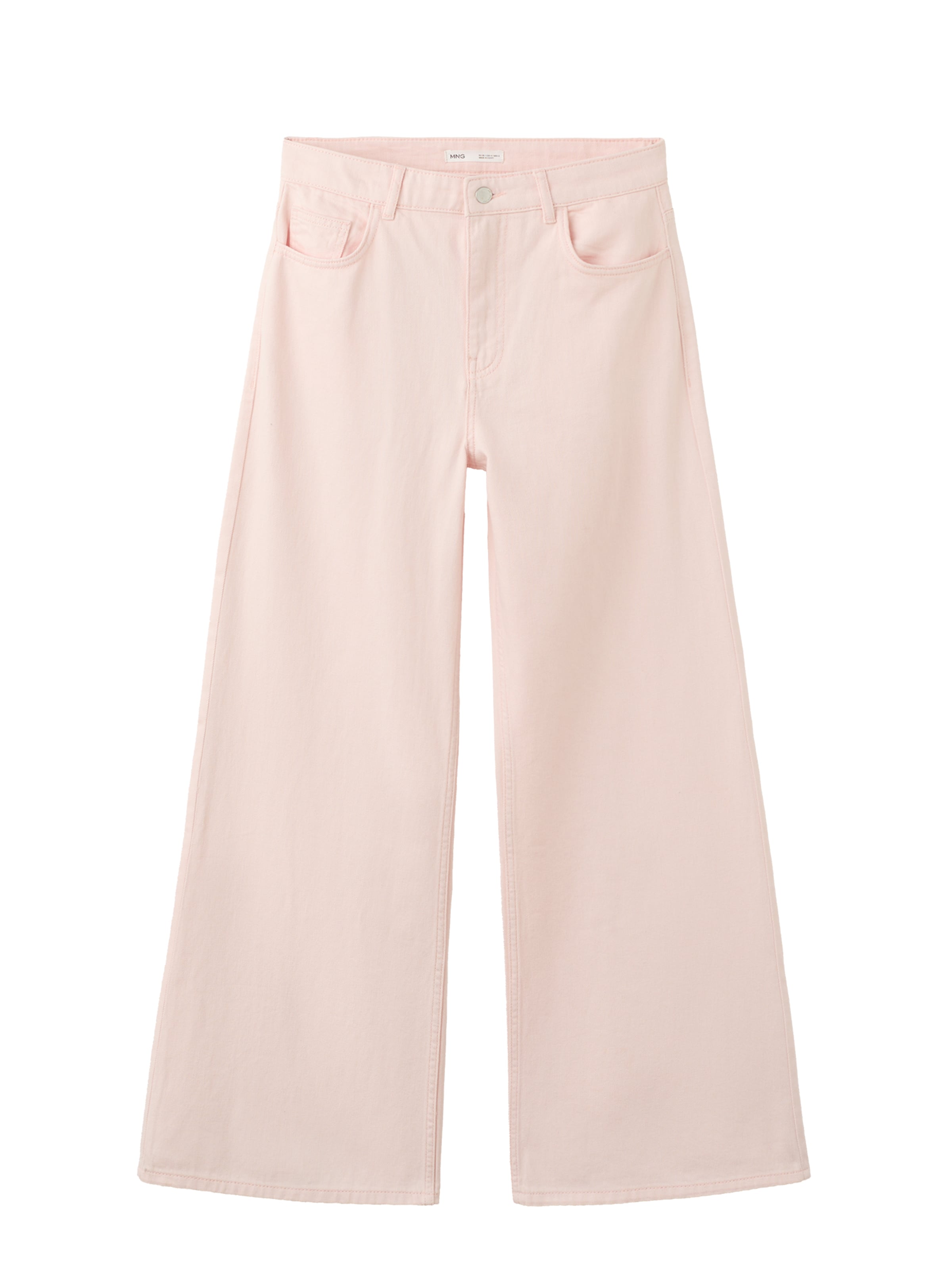 MANGO Wide Leg Jeans 'Belle' i pink: forside