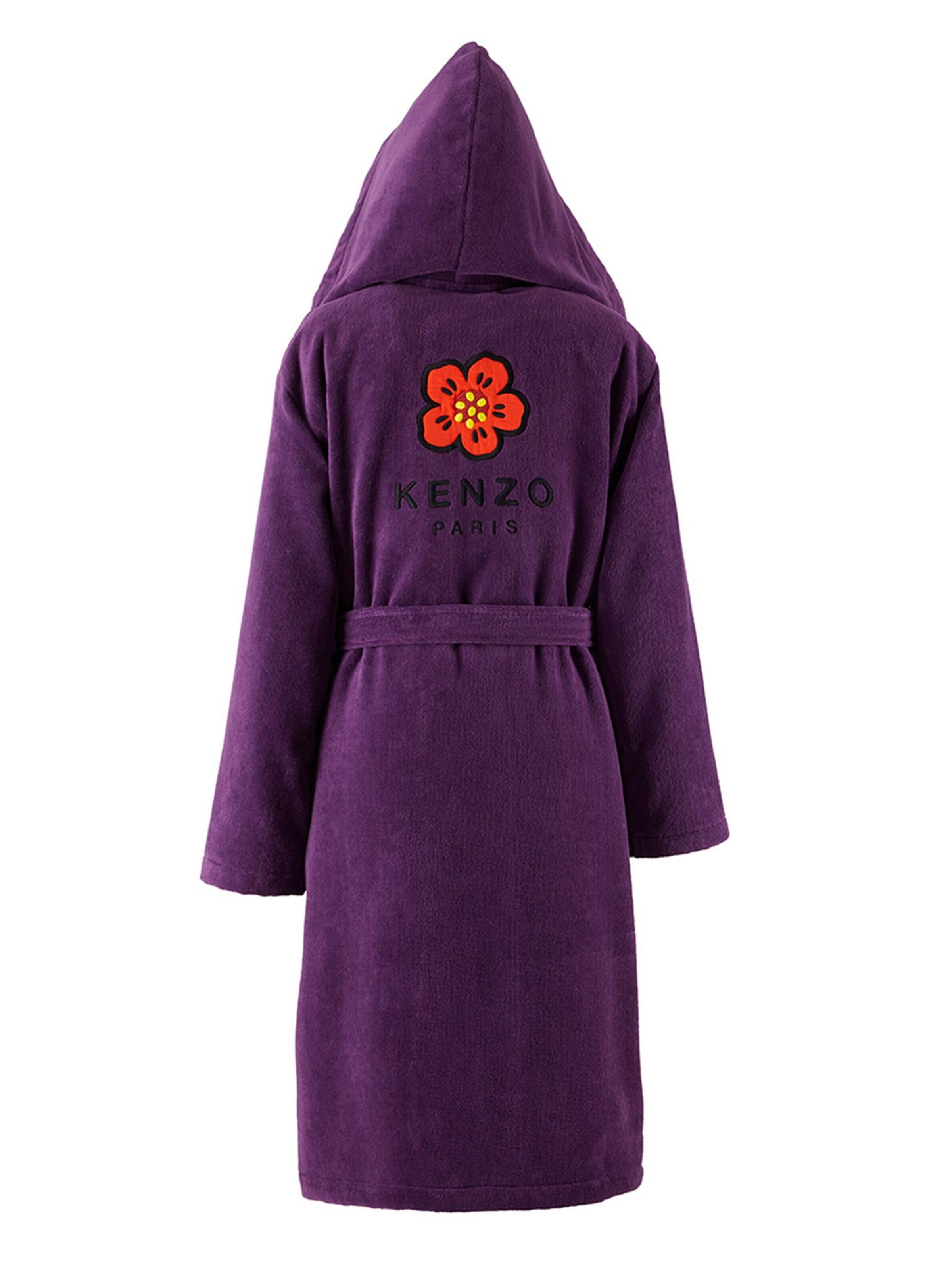 KENZO Long Bathrobe 'KBOKE' in Purple