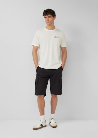 Regular Pantalon ' FILE ' s.Oliver en noir : devant