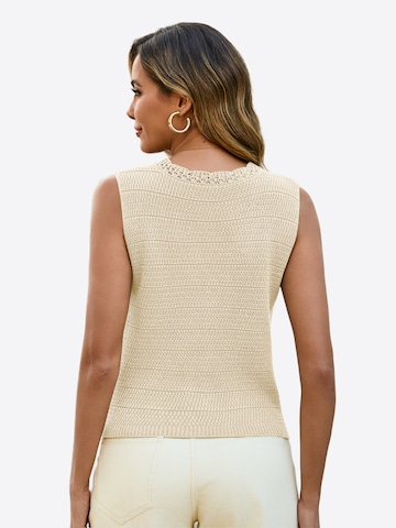 Imily BelaKardigan bez rukava - bež boja