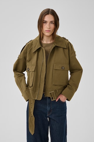 Veste mi-saison 'Lyon' My Essential Wardrobe en vert : devant