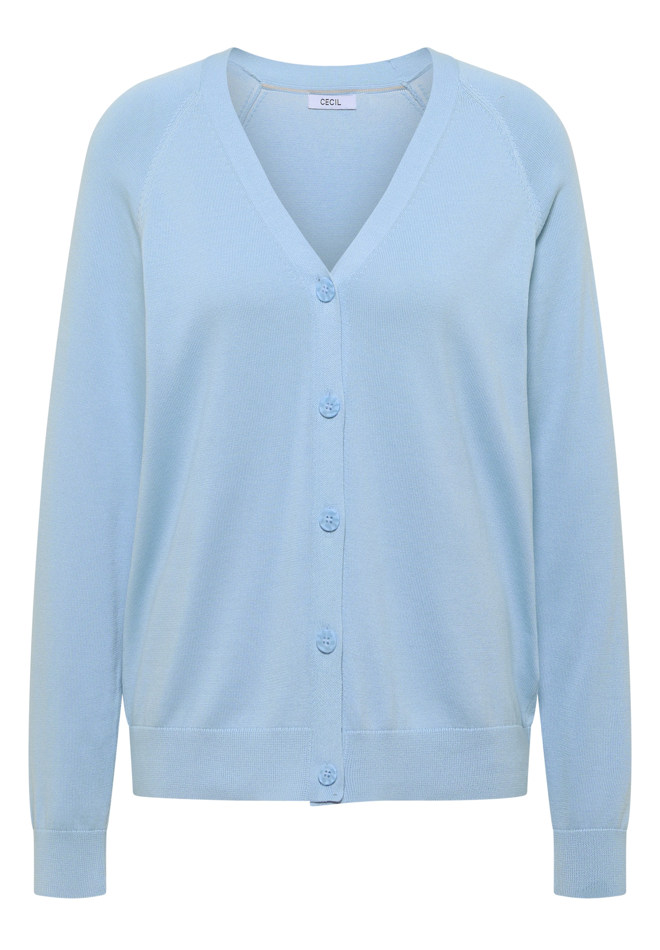 CECIL Knit Cardigan in Blue: front