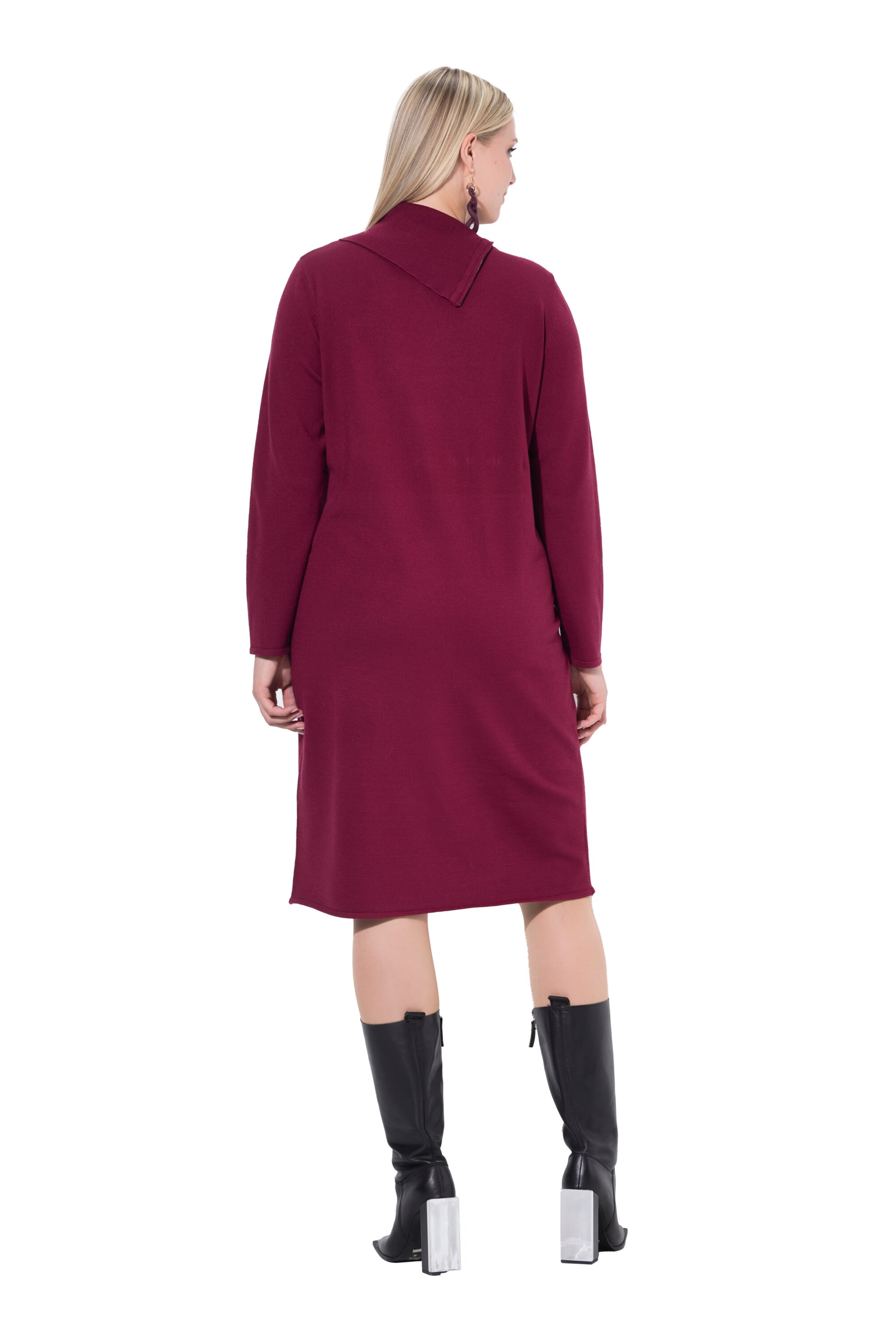 Robes en maille Ulla Popken en rouge