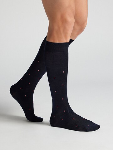 IUMAN Intimissimi Uomo Socks in Blue: front