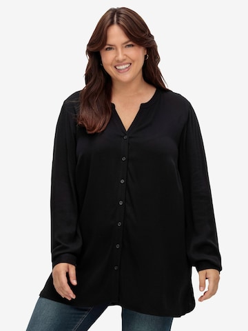 SHEEGO Blouse in Black: front