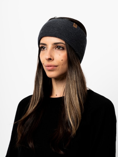 KOPYTO Stirnband 'FOX' in anthrazit, Produktansicht