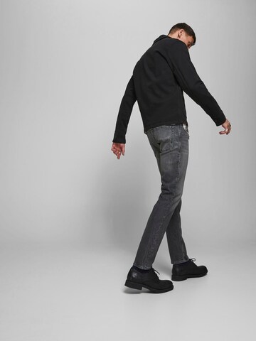 JACK & JONES Slimfit Jeans 'Tim Original' in Schwarz