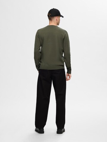 SELECTED Pullover 'SLHBERG' in Grün