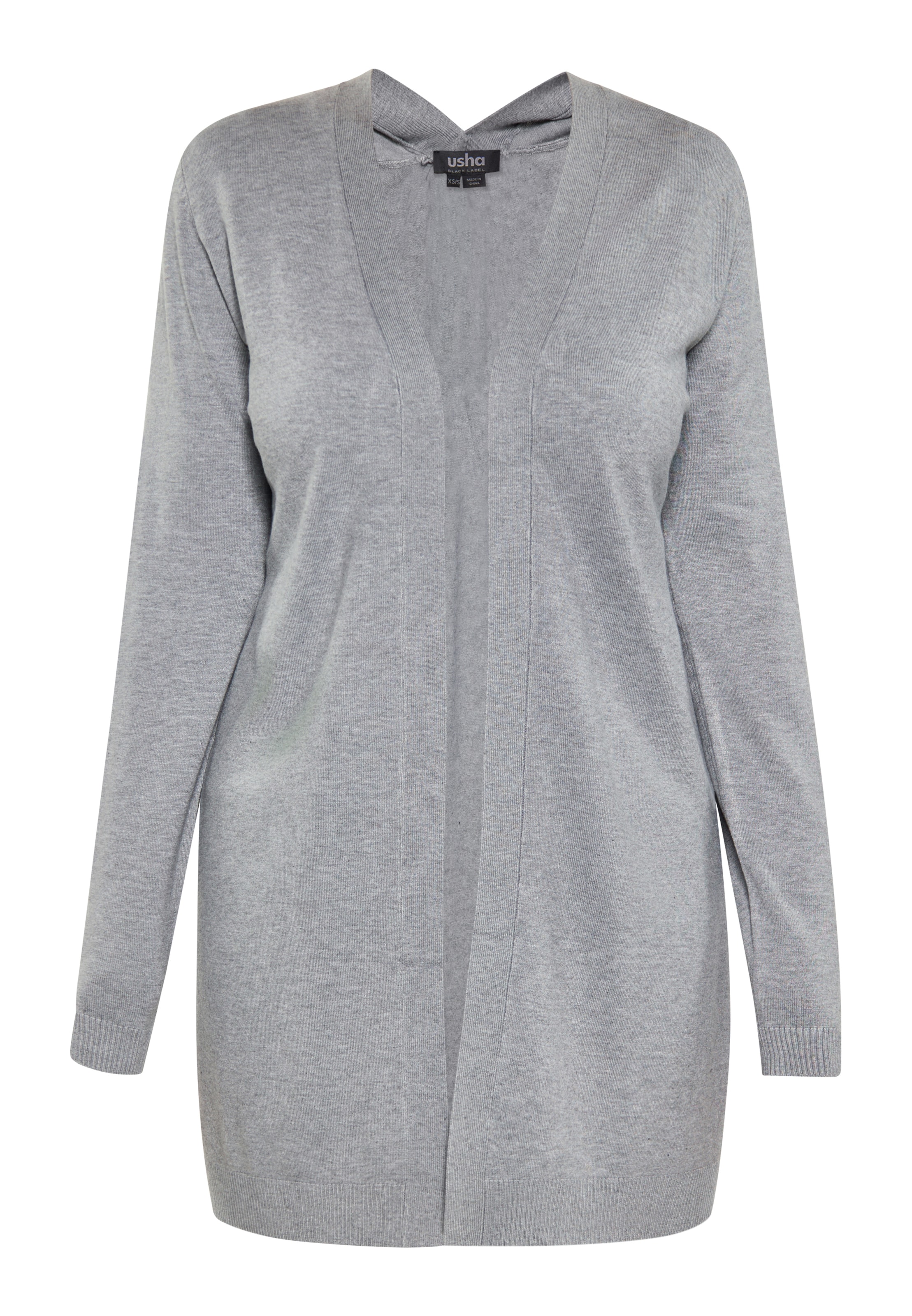 usha BLACK LABEL Kampsun, värv hall: eest vaates