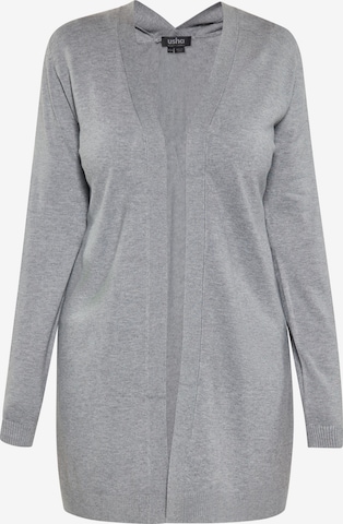 Cardigan usha BLACK LABEL en gris : devant