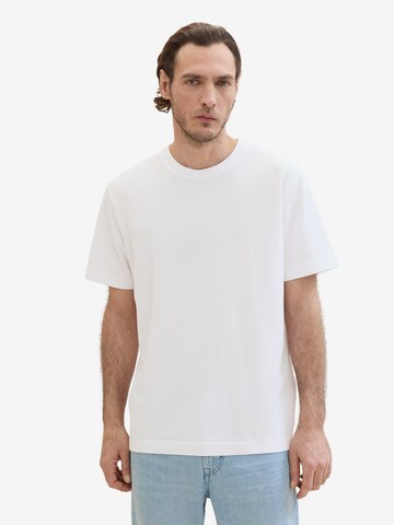 TOM TAILOR T-shirt i vit: framsida