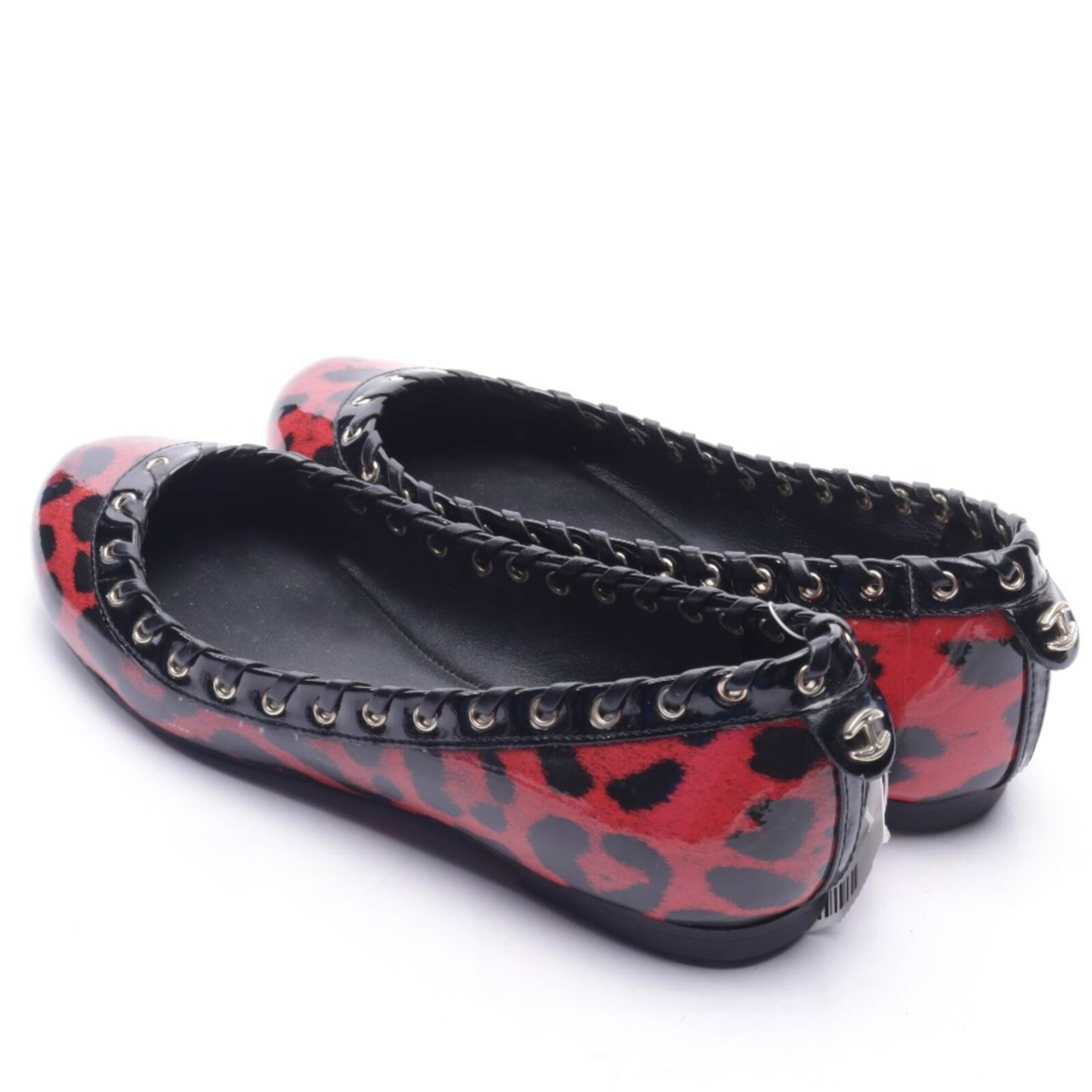 Just Cavalli Flats & Loafers in 36 in Red
