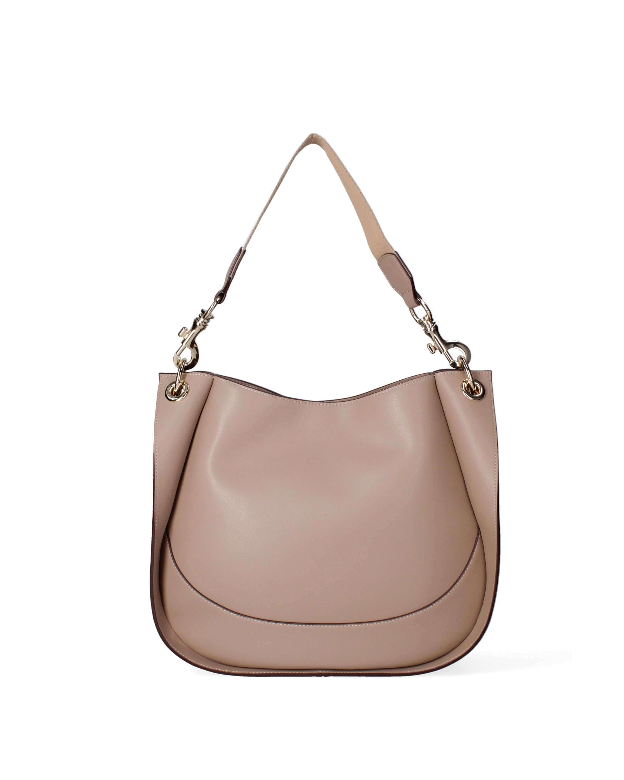 Viola Castellani Schoudertas in Beige: voorkant