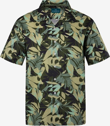 Boston Park Regular fit Button Up Shirt in Green: front