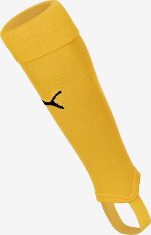 PUMA Soccer Socks 'Team Liga' in Yellow: front