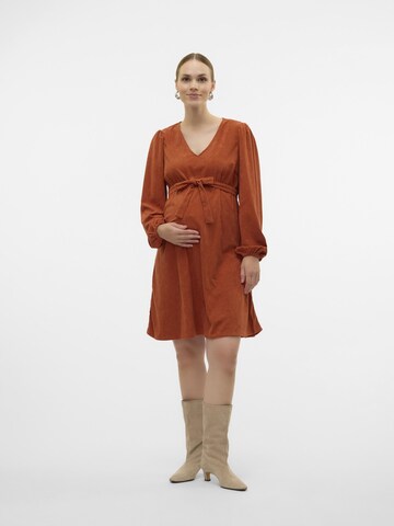 MAMALICIOUS Jurk 'JANE' in Bruin