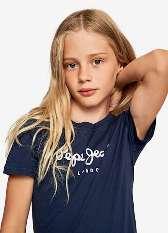 Pepe Jeans Tričko 'Art' – modrá