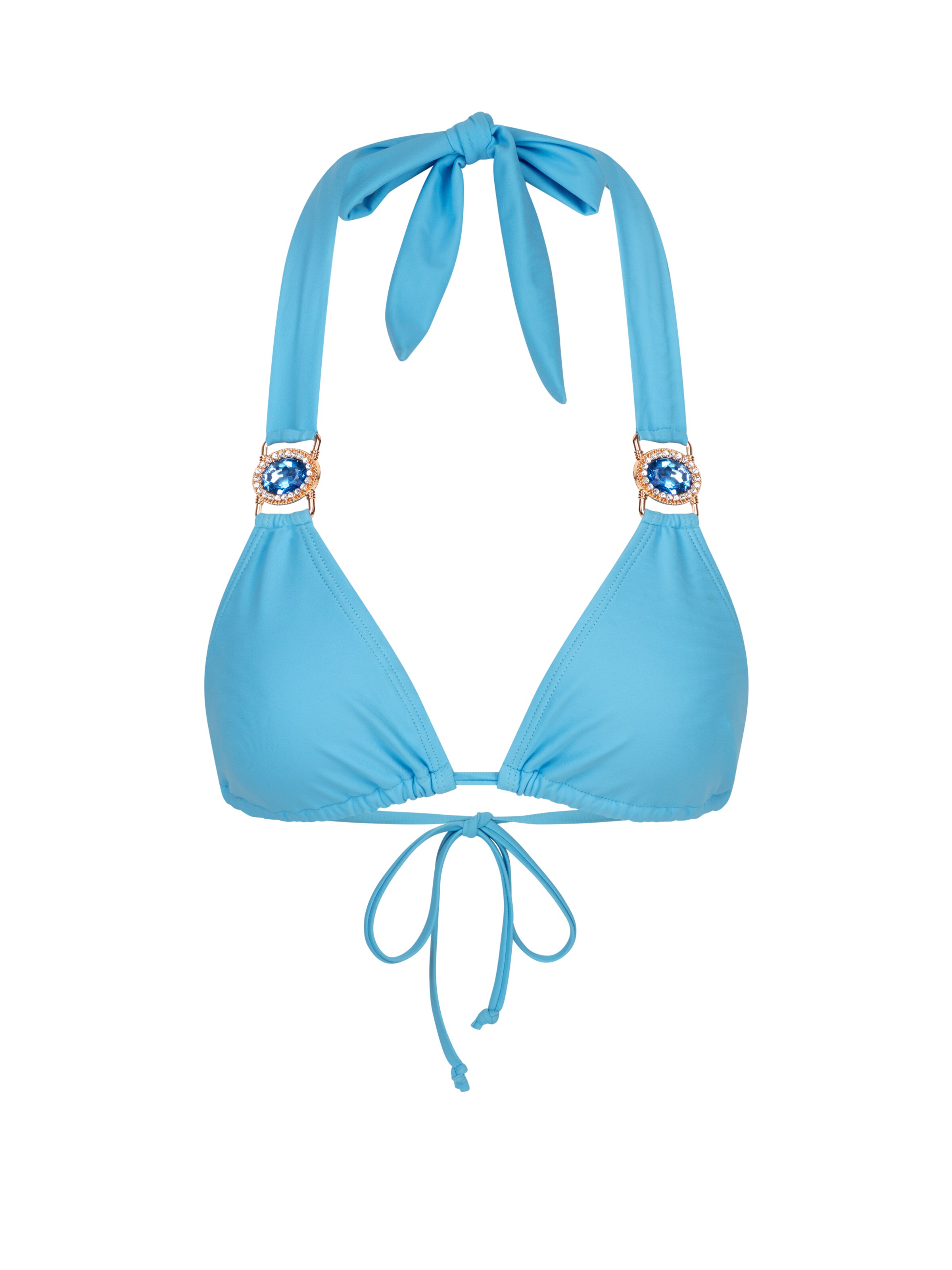 Moda Minx Bikinitop 'Amour' in Blau: Vorderseite