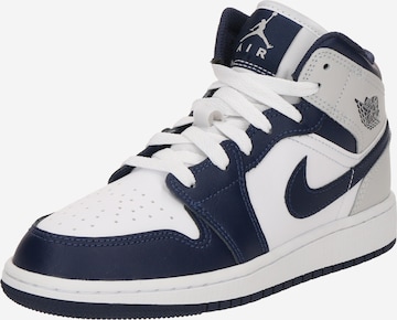 Baskets 'AIR JORDAN 1' Jordan en blanc : devant