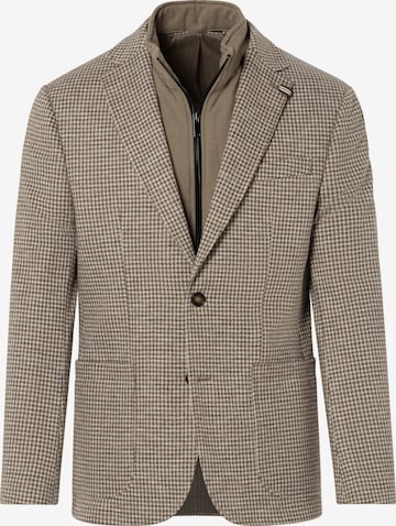 BENVENUTO Sakko '4542', Model ist 185 cm groß und trägt Größe 50 in Beige: Vorderseite