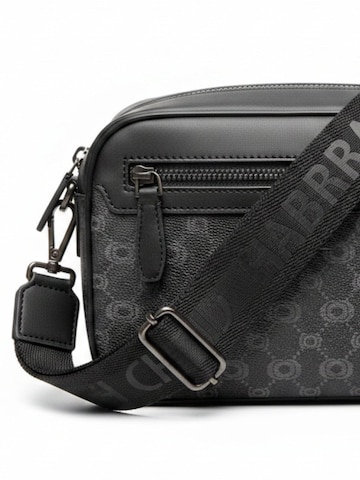 Chabrand Handtasche 'Mini sacoche Chabrand noir en toile enduite siglée garnie cuir'‌‌‌‌ in Schwarz