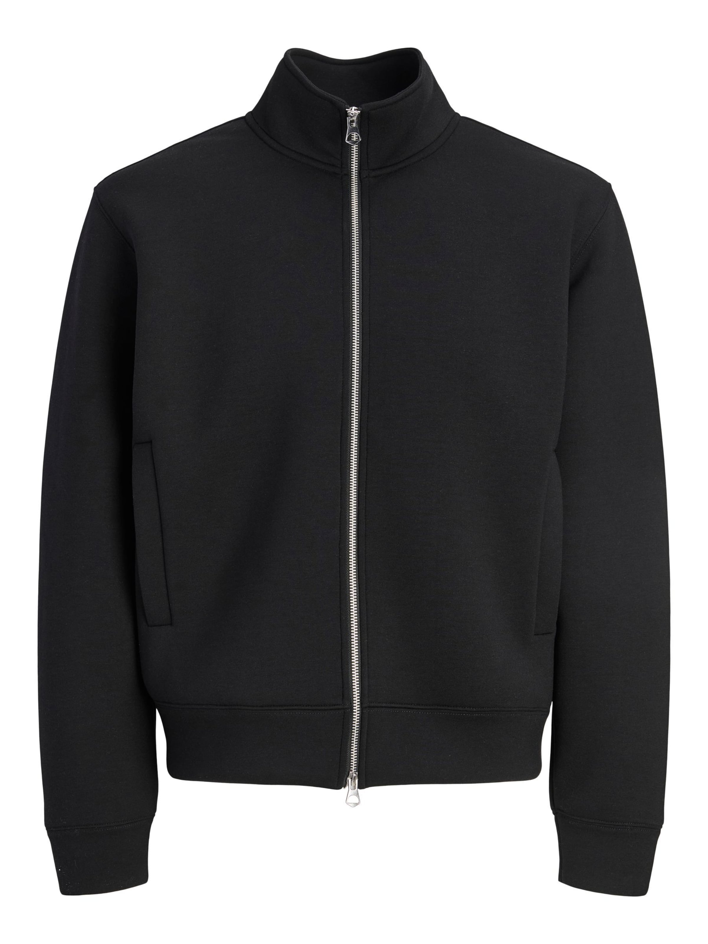 JACK & JONES Veste de survêtement en L en noir, Vue avec produit