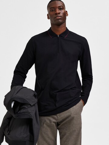 SELECTED HOMME Shirt 'TAMPA' in Black