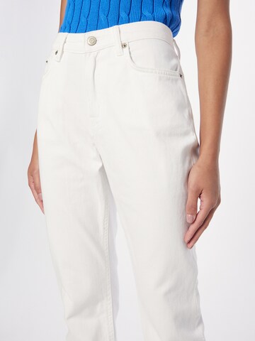 Lauren Ralph Lauren tavaline Teksapüksid, värv valge