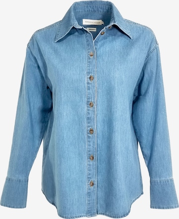 Organication Blouse in Blue: front