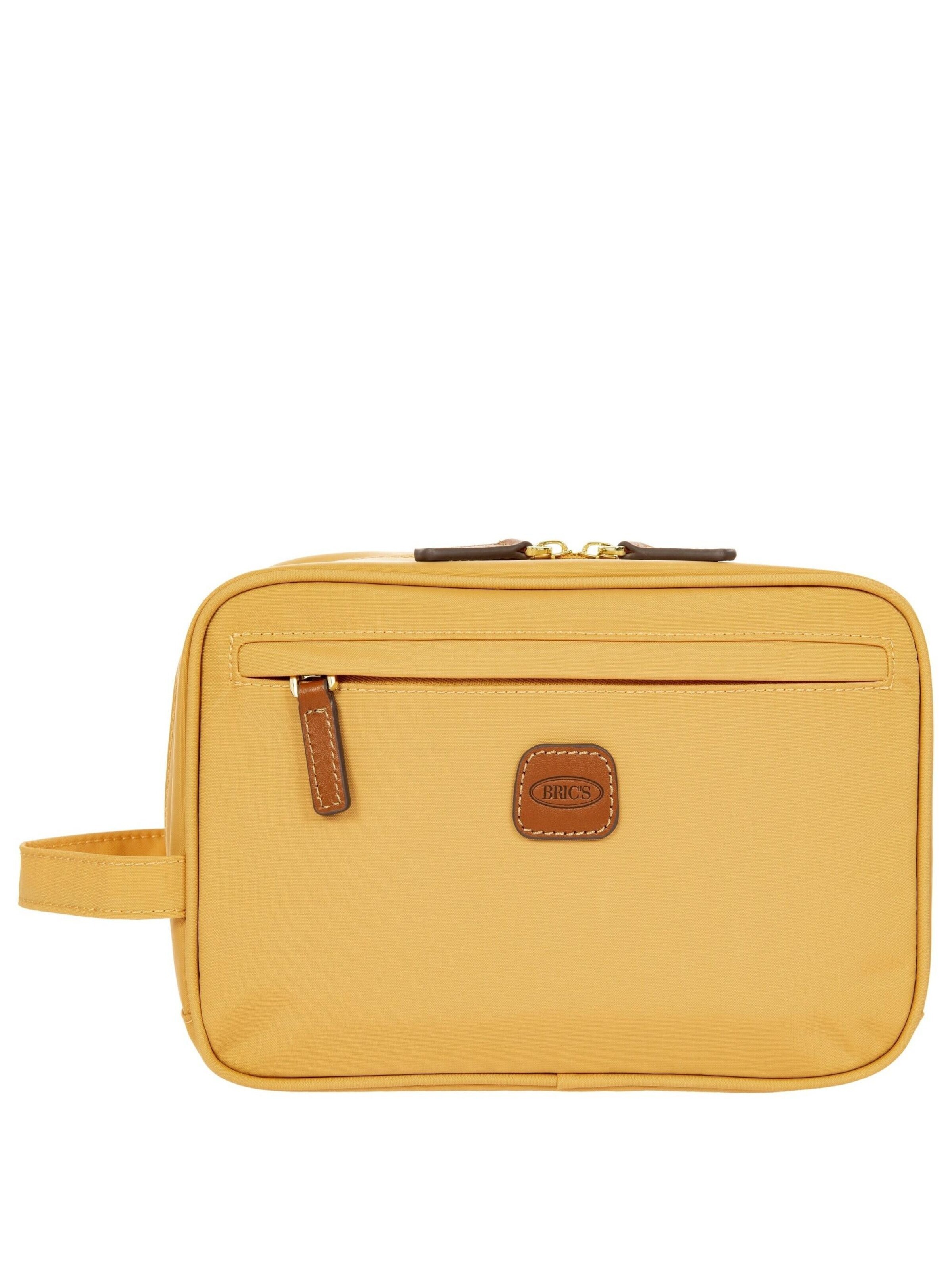 Bric's Kulturtasche 'X-Bag'‌‌‌‌‌‌‌‌ in Gelb: Vorderseite