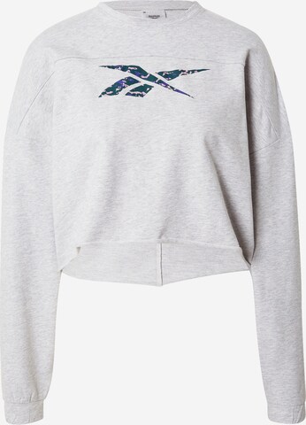 Reebok Sportief sweatshirt in Grijs: voorkant