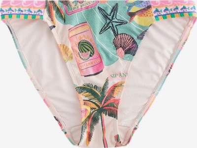 Next Bikinihousut värissä keltainen / smaragdi / vaaleanpunainen / roosa, Tuotenäkymä