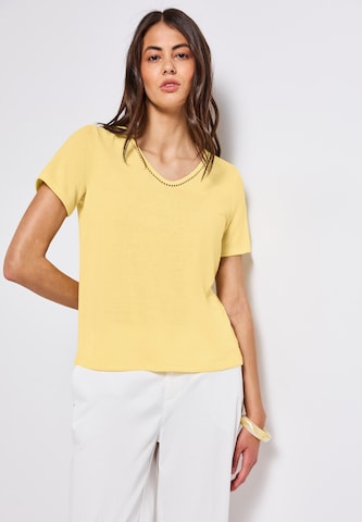 STREET ONE Shirt in Yellow: front