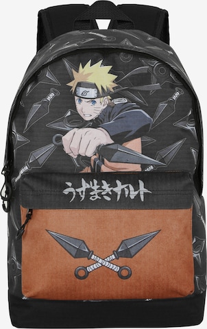 Naruto Backpack 'Weapons-FAN' in Black: front